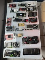 22 Grafikkarten – ASUS, NVIDIA, Gainward, ATI/AMD 