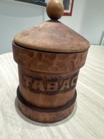 Tabakdose Holz mit Hirsch Motiv geschnitzt guter Zustand