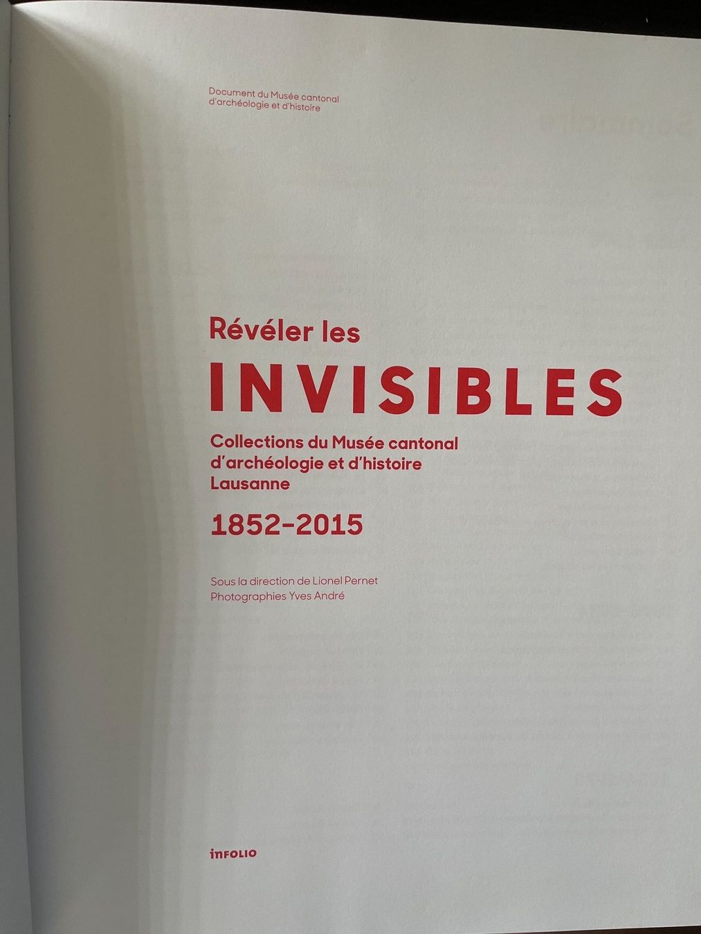 Libri: Lionel Pernet: Révéler les invisibles – Usato da Lausanne venduto da Kinga_Shopaholic 1