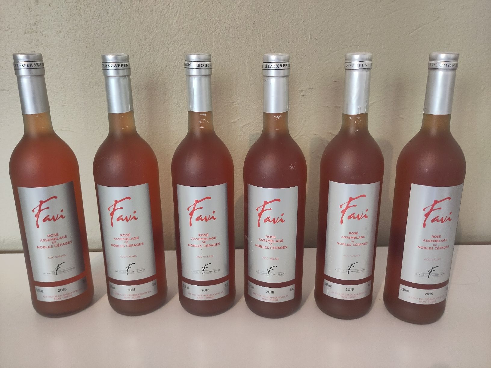 Wein: 6 FL. Favi Rosé 2015/2018 – Neu (gemäss Beschreibung) aus Basel von Morgenmuffel