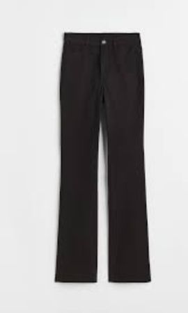 Schwarze H&M Divided High Waist Jeans Gr. 40