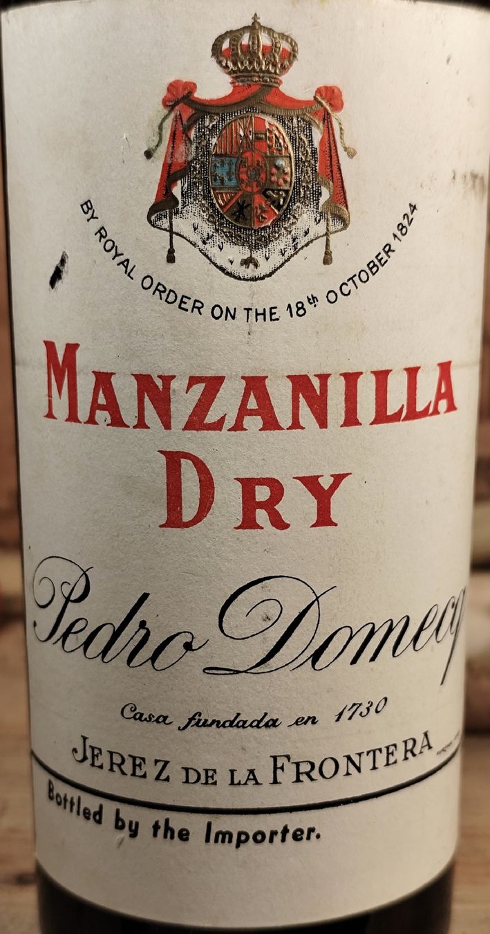 Bevande alcoliche: Pedro Domecq Manzanilla Dry Sherry – Nuovo e nell'imballaggio originale da Büsserach venduto da Vintage-vins