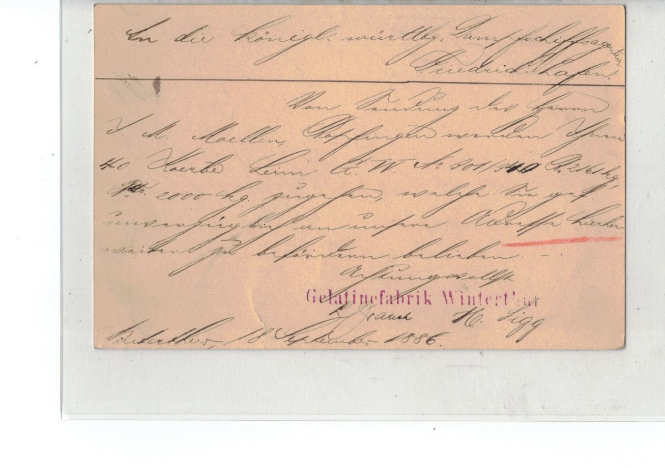 Alle Briefmarken: CH Ganzsache Postkarte o 1886 Winterthur – Gebraucht aus Oberwil-Lieli von pizbeverin12 1