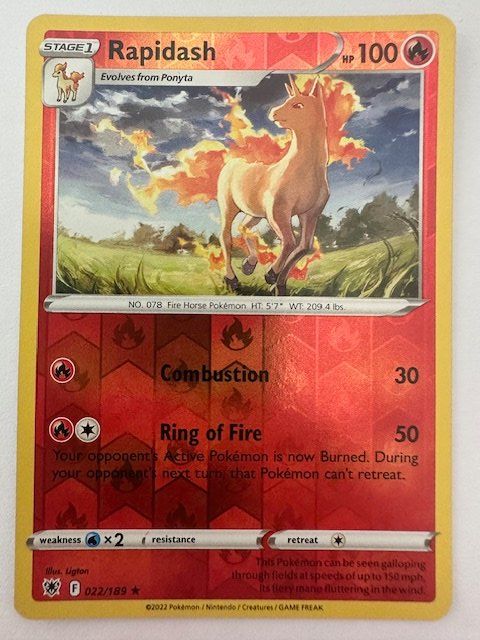 Pokémon Carte collezionabili: Rapidash - Reverse Holo – Nuovo (secondo la descrizione) da Nussbaumen AG venduto da Pika-Shop