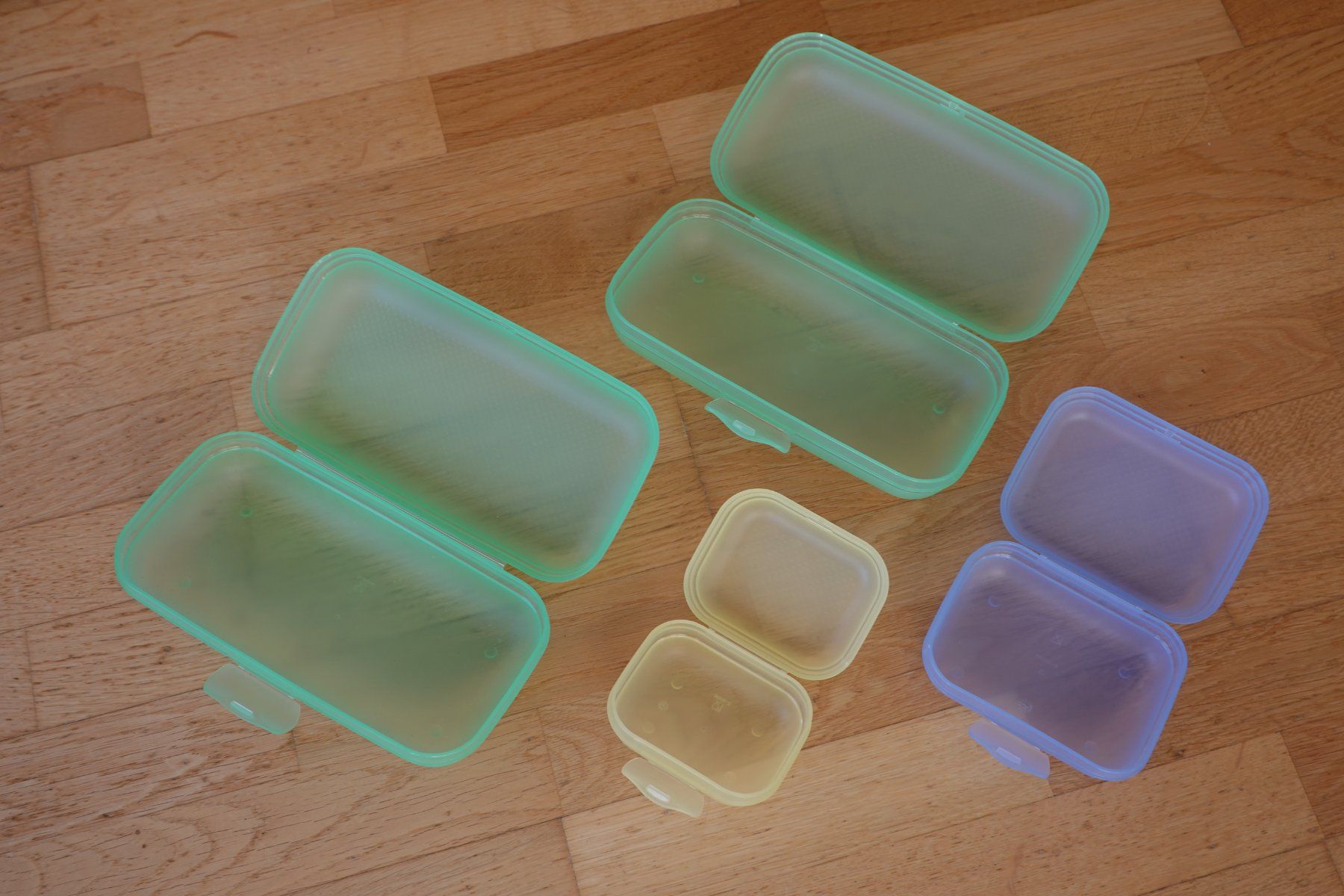 Contenitori & Simili: 3er-Set Snackboxen stapelbar – Nuovo (secondo la descrizione) da Winkel venduto da tloeffel 1