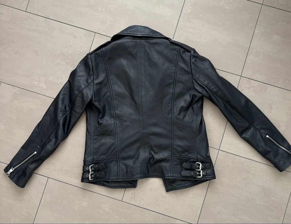Mango Giacche: echte Lederjacke neuwertig, schwarz, Grösse S – Nuovo (secondo la descrizione) da Schwerzenbach venduto da Gingerella30 2