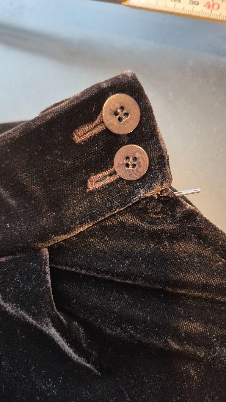 Hosen: Vintage Mani Samt Hose – Neu (gemäss Beschreibung) aus Zürich von Knauelrockerin 1