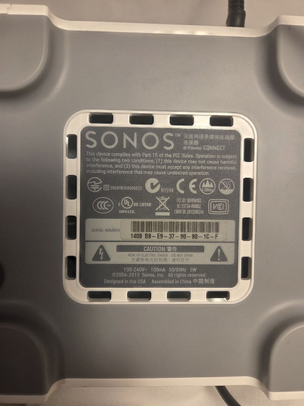 Sonos Audio- & Mediensysteme: Sonos Connect – Gebraucht aus Köniz von TBFlohmi 2
