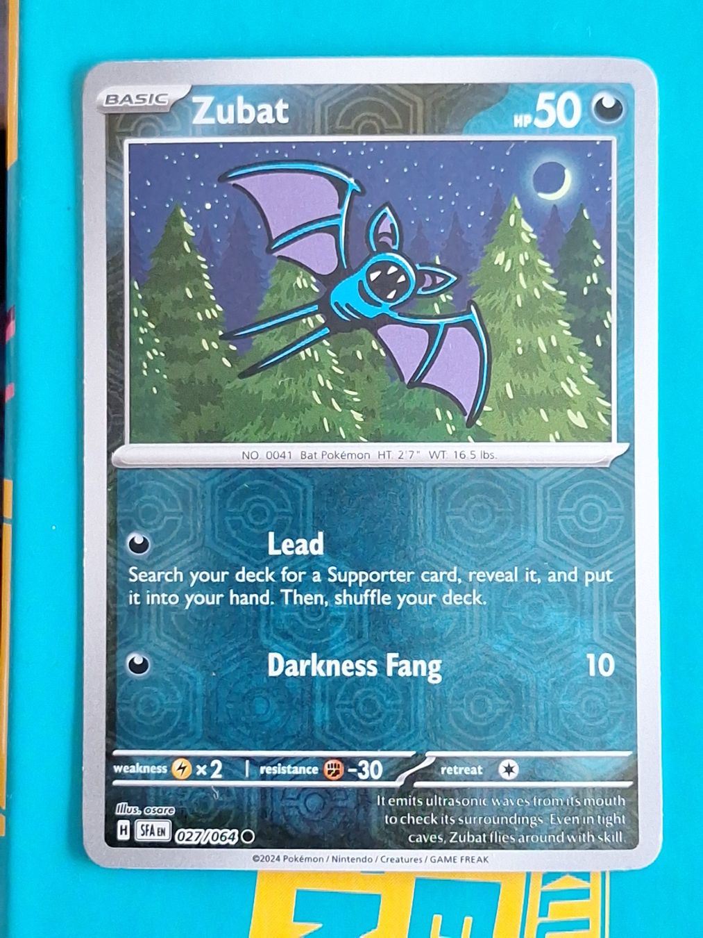 Pokémon Carte collezionabili: Zubat - Reverse Holo - Pokemon Shrouded Fable – Usato da Altstätten SG venduto da GGsGameshop