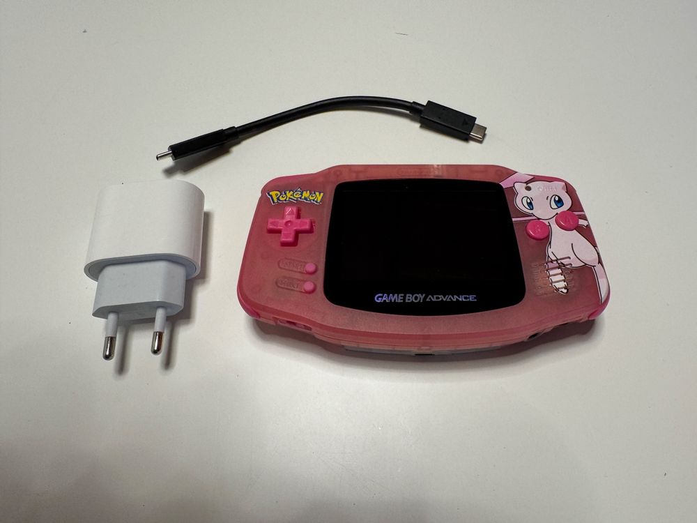 Game Boy Advance – Mew IPS & USB-C Akku (Retrosix Mod) (Gebraucht) in ...