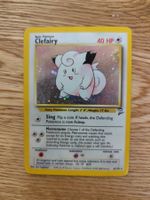 Pokemon Clefairy Base Set 2 holo vintage Swirl