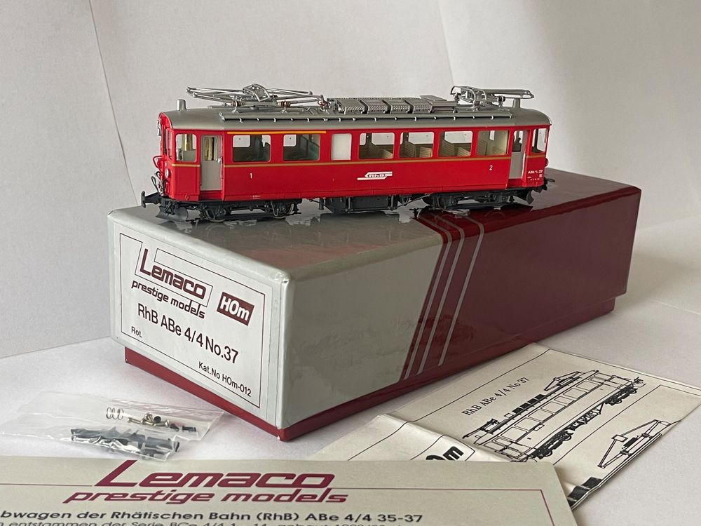 LEMACO H0m-012: RhB ABe 4/4 37 (Neu und originalverpackt) in Hünibach ...