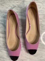 BOTTEGA VENETA / Ballerina rosa-schwarz / Gr. 37.5