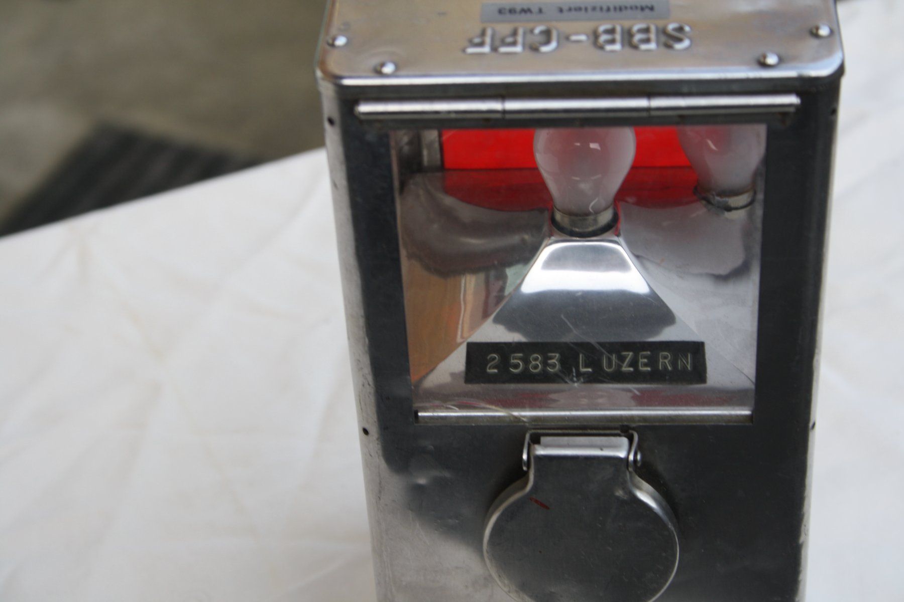 SBB/CFF/FFS Lampade: SBB-CFF BAG TURGI BAHN LAMPE LUZERN – Usato da Wauwil venduto da Pneuedy 4