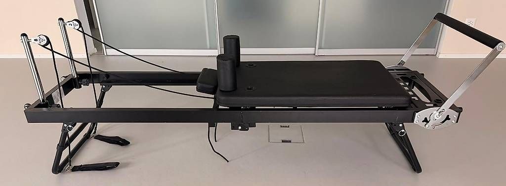 Aldi Hometrainer: Pilates Reformer  neu – einmal gebraucht – Nuovo (secondo la descrizione) da Teufen AR venduto da speedy950 2