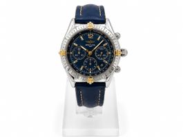 Breitling Cockpit Chrono - Stahl Gold Blau 37mm / Ref-B30012