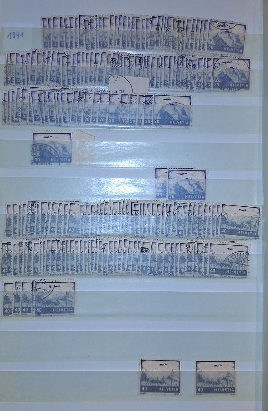 Tutti i francobolli: Sammlung Flugpost  – Usato da Balgach venduto da SIMEON27 6