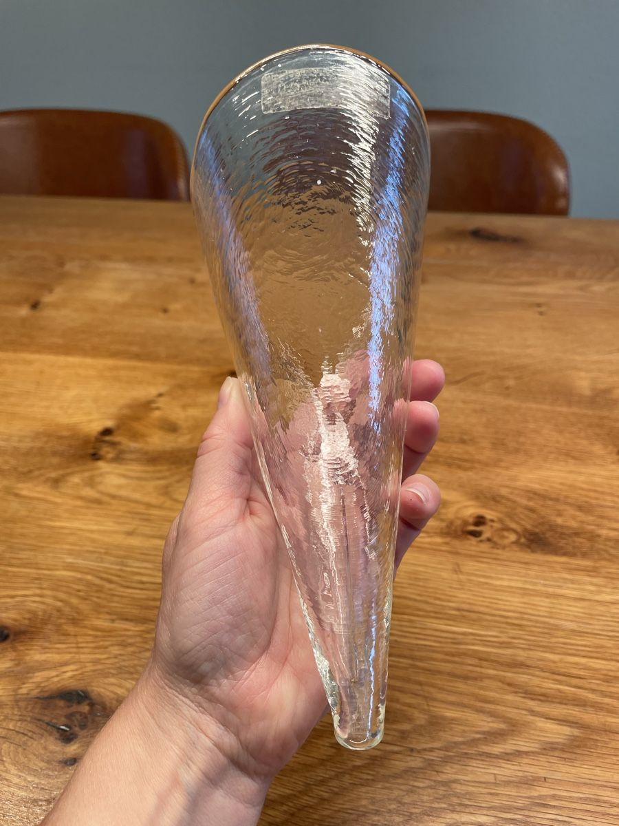Glasi Hergiswil Schalen: Hergiswiler Glasi Glas Tüte 21cm – Gebraucht aus Niederbüren von poschti 1