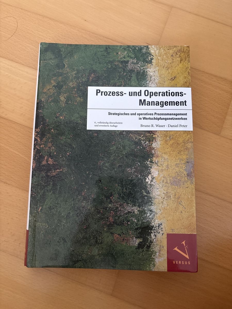 Bücher: Prozess- und Operations-Management, Wassert/Peter – Neu (gemäss Beschreibung) aus Oberrüti von chi_68h7
