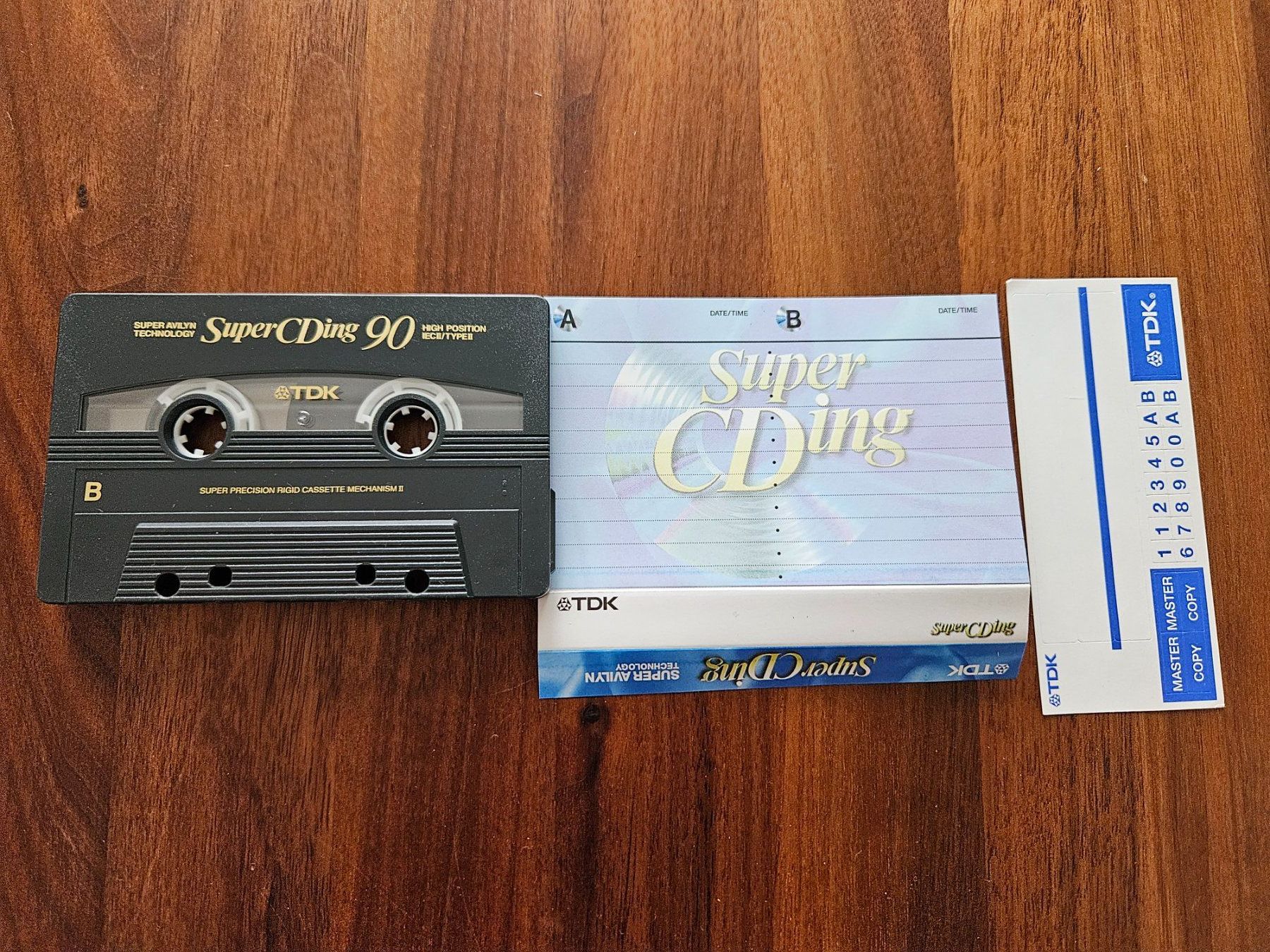 Musicassette: TDK Super CDing 90 Kassette - Neu – Nuovo (secondo la descrizione) da Untervaz venduto da FullFlap777