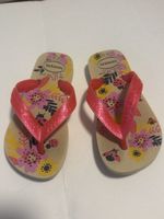 Havaianas Zehentrenner pink Blumen Marienkäfer Gr. 25-26
