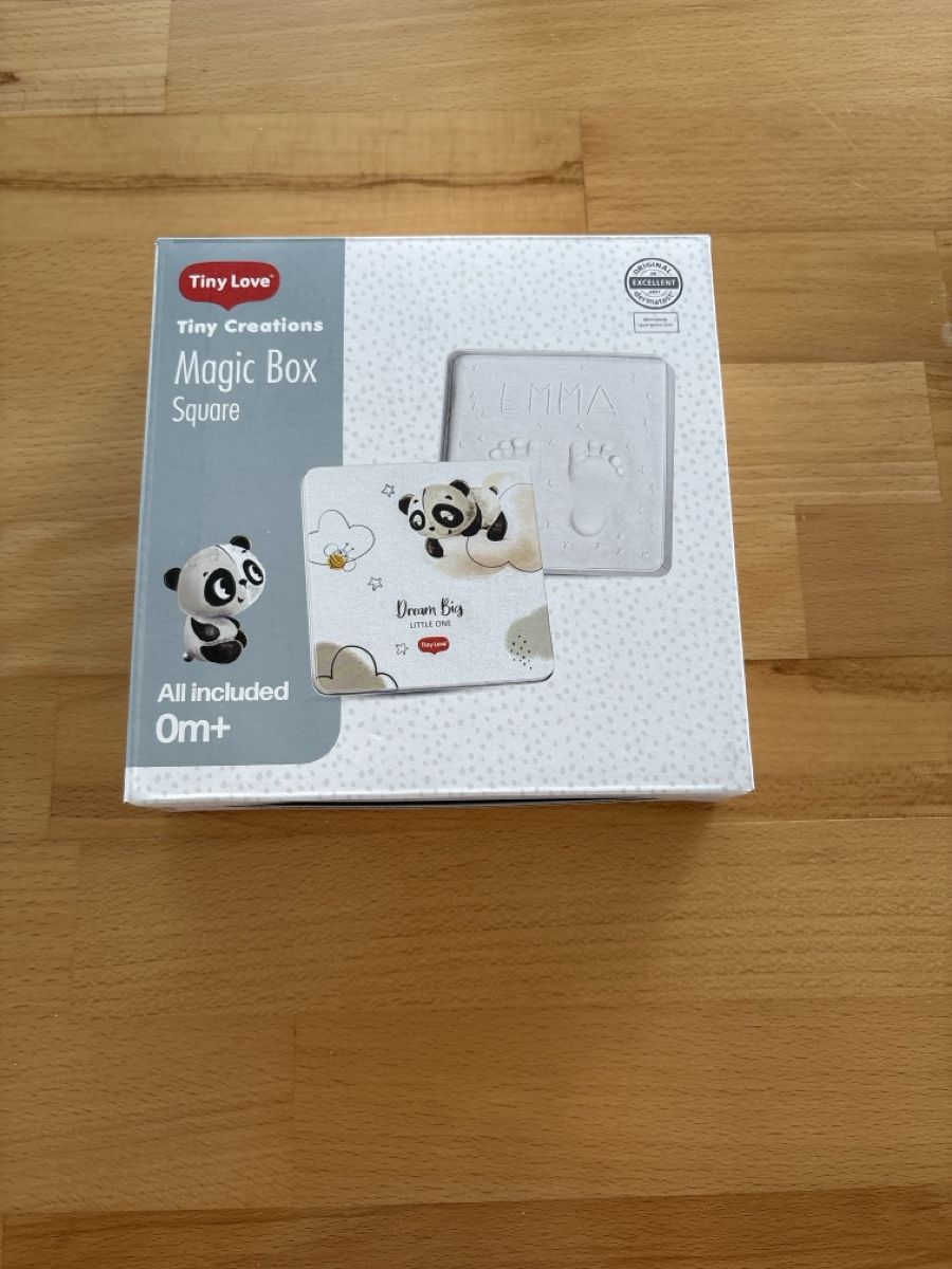 Kit bricolage: Tiny Love Magic Box Square Babyabdruck Set neu – Nuovo e nell'imballaggio originale da Niederrohrdorf venduto da 92Fischli
