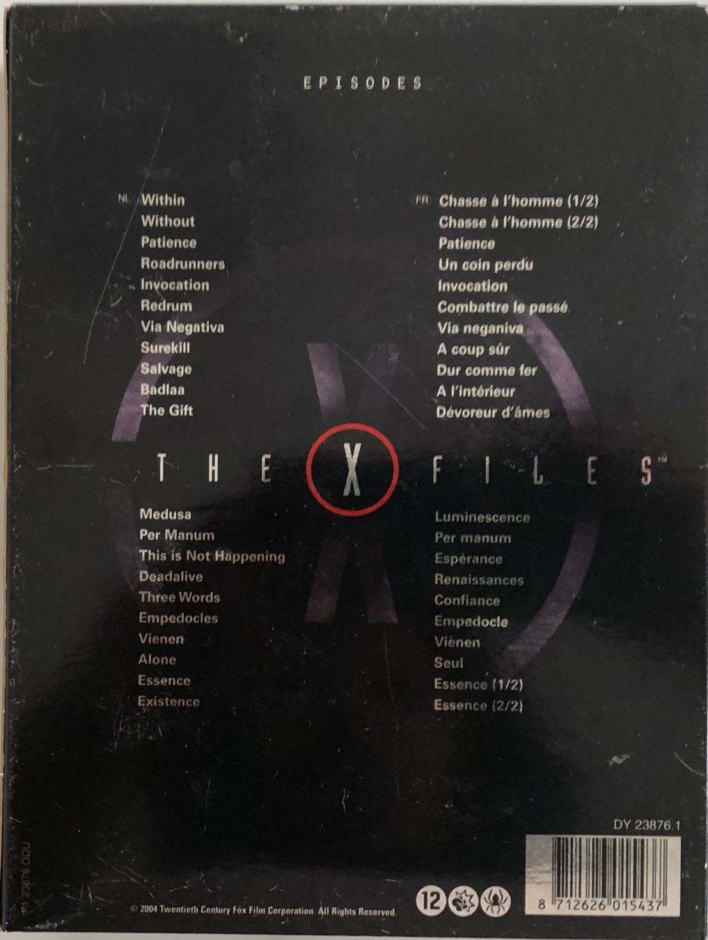 Tutti i DVDs: THE X-FILES (SAISON 8) – Usato da Poliez-Pittet venduto da Newtown-Records 1