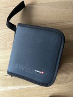 Swissair CD Etui  / Case, Top Zustand, Schwarz, Vintage!
