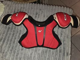 CCM Eishockey Schulterschutz / Brustpanzer rot