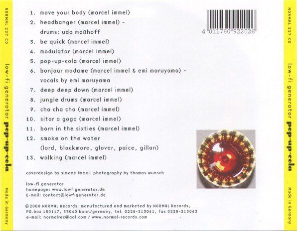 CD: Low-Fi Generator – Pop-Up-Cola – Usato da St.Gallen venduto da jalamusic 1