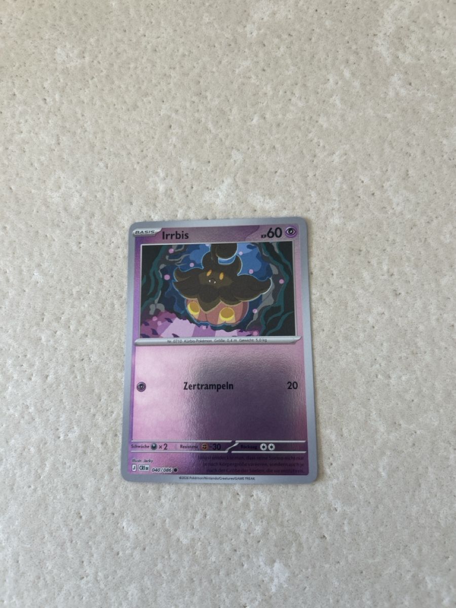 Pokémon Sammelbilder & Trading cards: Carte Pokémon Irbis Basic 040/046 60 HP – Neu (gemäss Beschreibung) aus Bienne von iCanFly 2