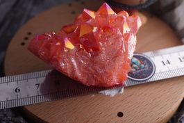 Bergkristall Rot Bedampft  –Edelsteinstube Rausverkauf
