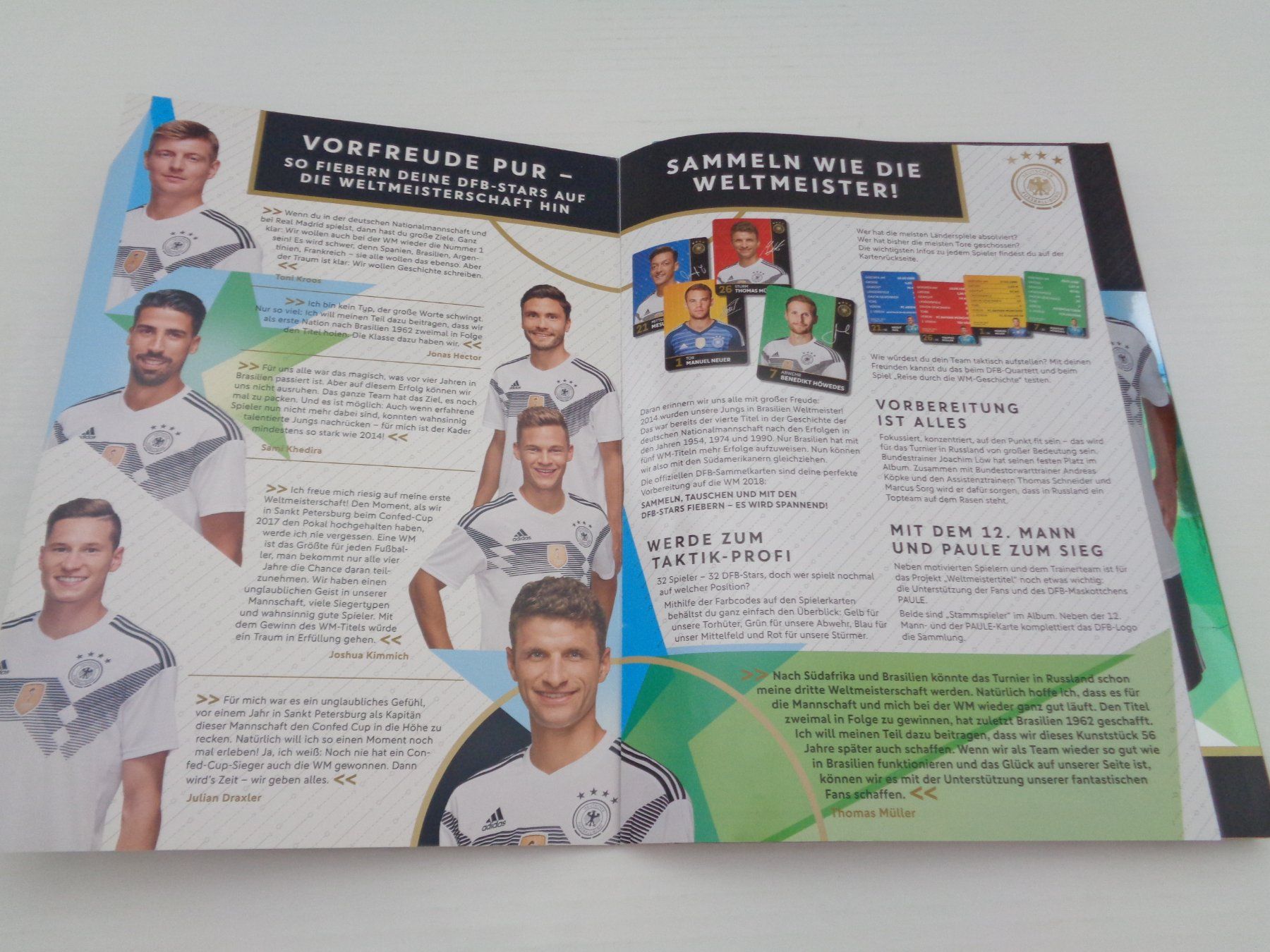 Alben: Fussball Deutschland - Weltmeister Sonderalbum 2018 – Gebraucht aus Chur von Oregano1 1