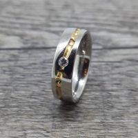 Meister Ring aus 750/18 Karat Weissgold