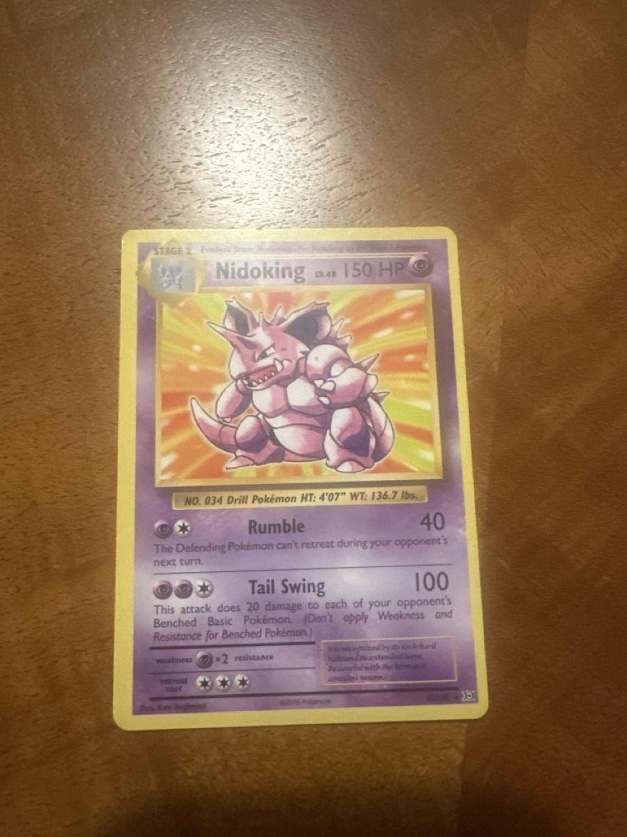 Pokémon Carte collezionabili: 2016 Pokemon Nidoking – Usato da Villnachern venduto da eli_5dxq