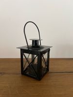 Deko Laterndli, Schwarzer Windlichtkerzenhalter