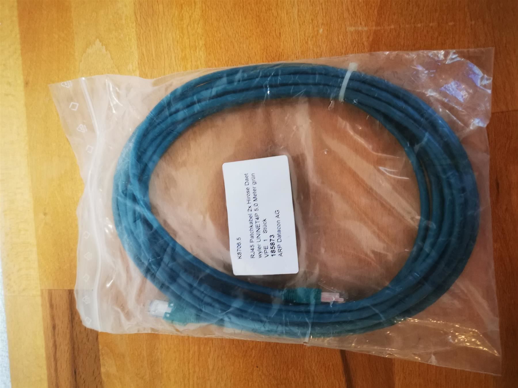 Dätwyler Cavi: Patchkabel Daetwyler UNINET4P, 5m, Grün – Nuovo e nell'imballaggio originale da Buchs ZH venduto da Sutoris
