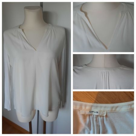 ***OPUS*** Blusenshirt weiss Gr. 44