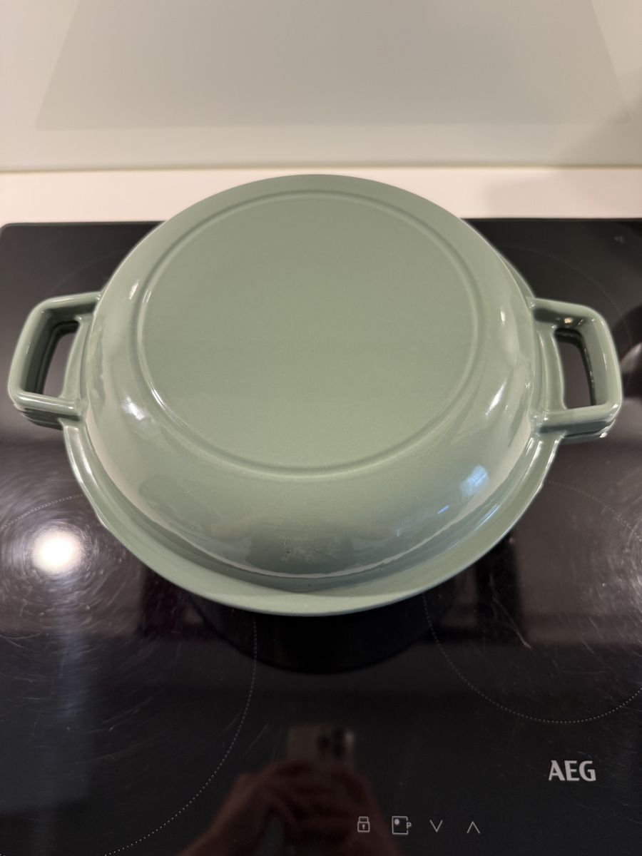 Pentole: Gusseisen Bräter Topf 25 cm mintgrün – Usato da Bülach venduto da tamara1301 1