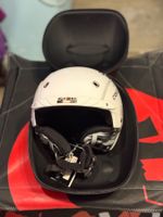 Casco Sp-3 Airwolf Skihelm weiss Gr. S mit Transportbox