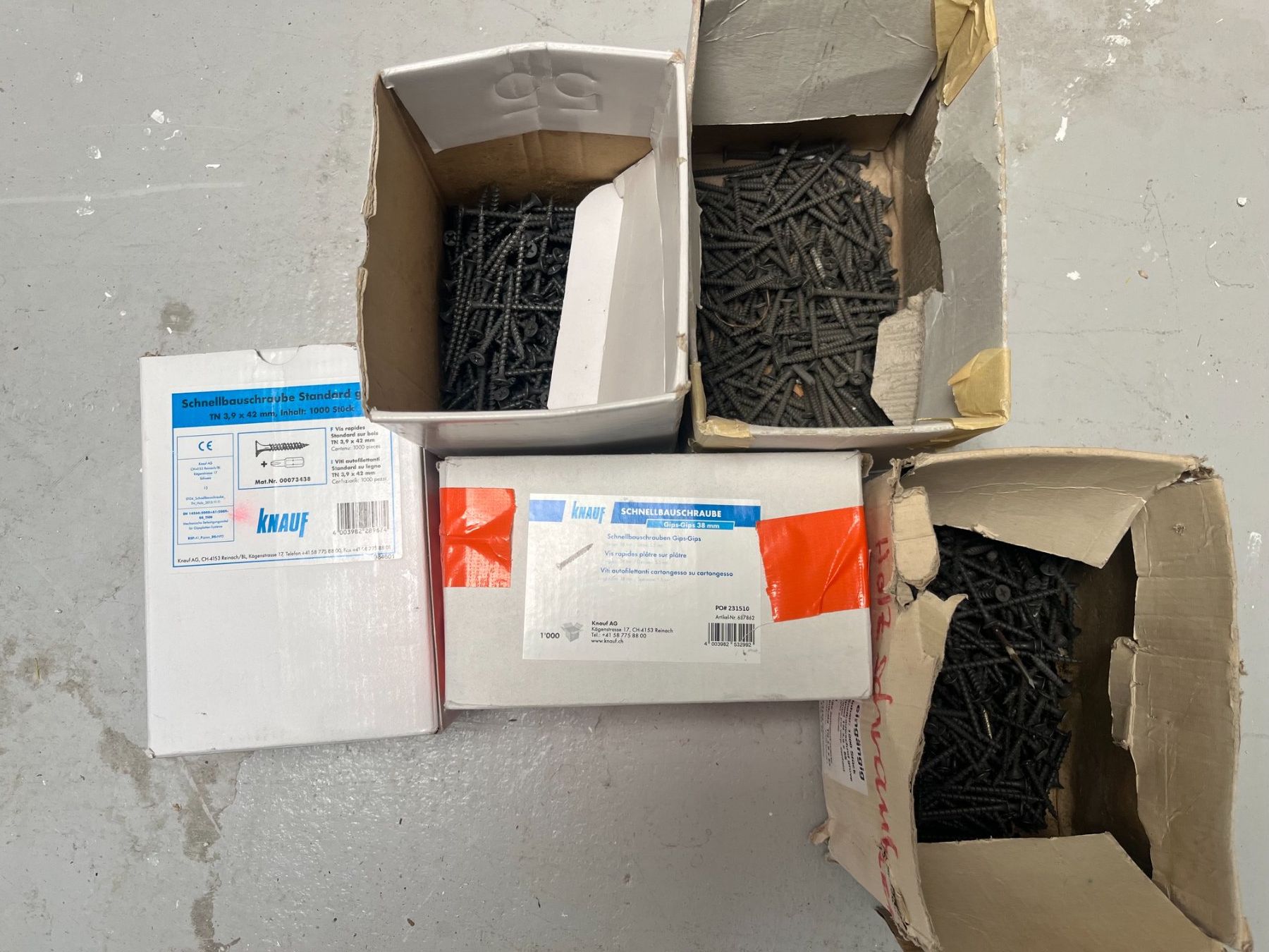 Knauf Tutti gli attrezzi: Knauf Schnellbauschrauben Grob & Standard – Nuovo e nell'imballaggio originale da Bettlach venduto da Esbe62 2