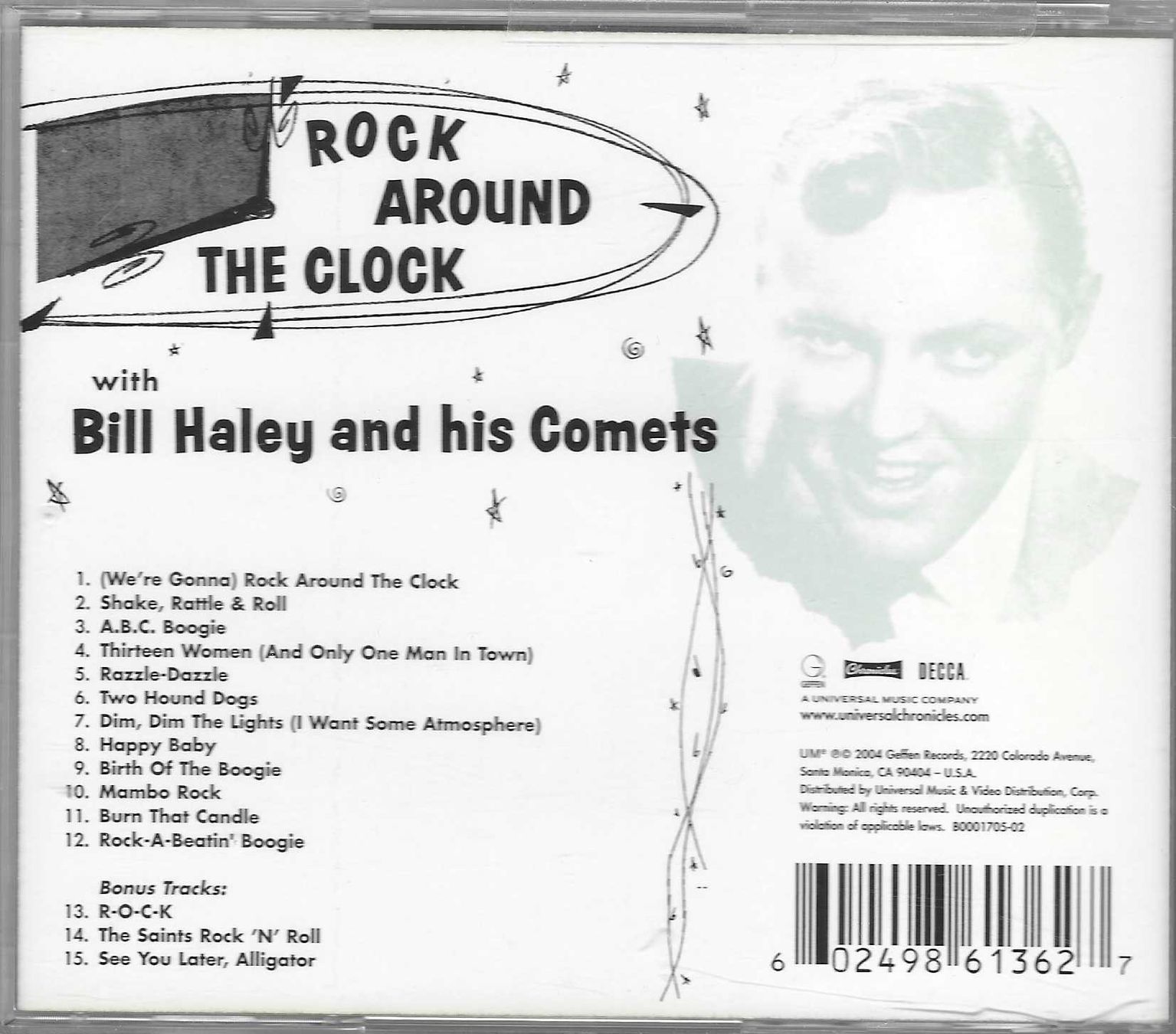 CD: BILL HALEY  -  ROCK AROUND THE CLOCK – Usato da Bex venduto da Giorgiob 1