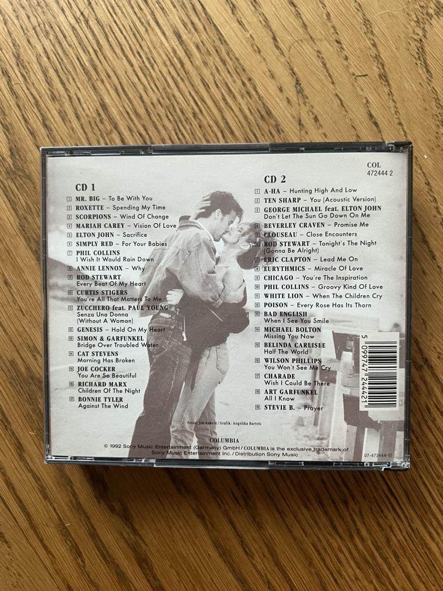 CD: KUSCHELROCK Vol. 6 2CD (1992) – Usato da Hünenberg venduto da Paddels 2