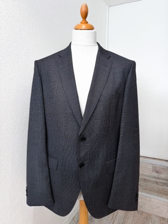 Hugo Boss Sakko Gr. 54 Grau Schurwolle Blazer