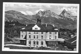 Goldau Bahnhof mit dem Mythen
