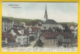 2.8.1903 selten Nahbild der GemeindeWädenswil Eidmattstrasse