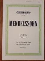 Mendelssohn: Duette für zwei Singstimmen mit Klavier! neu