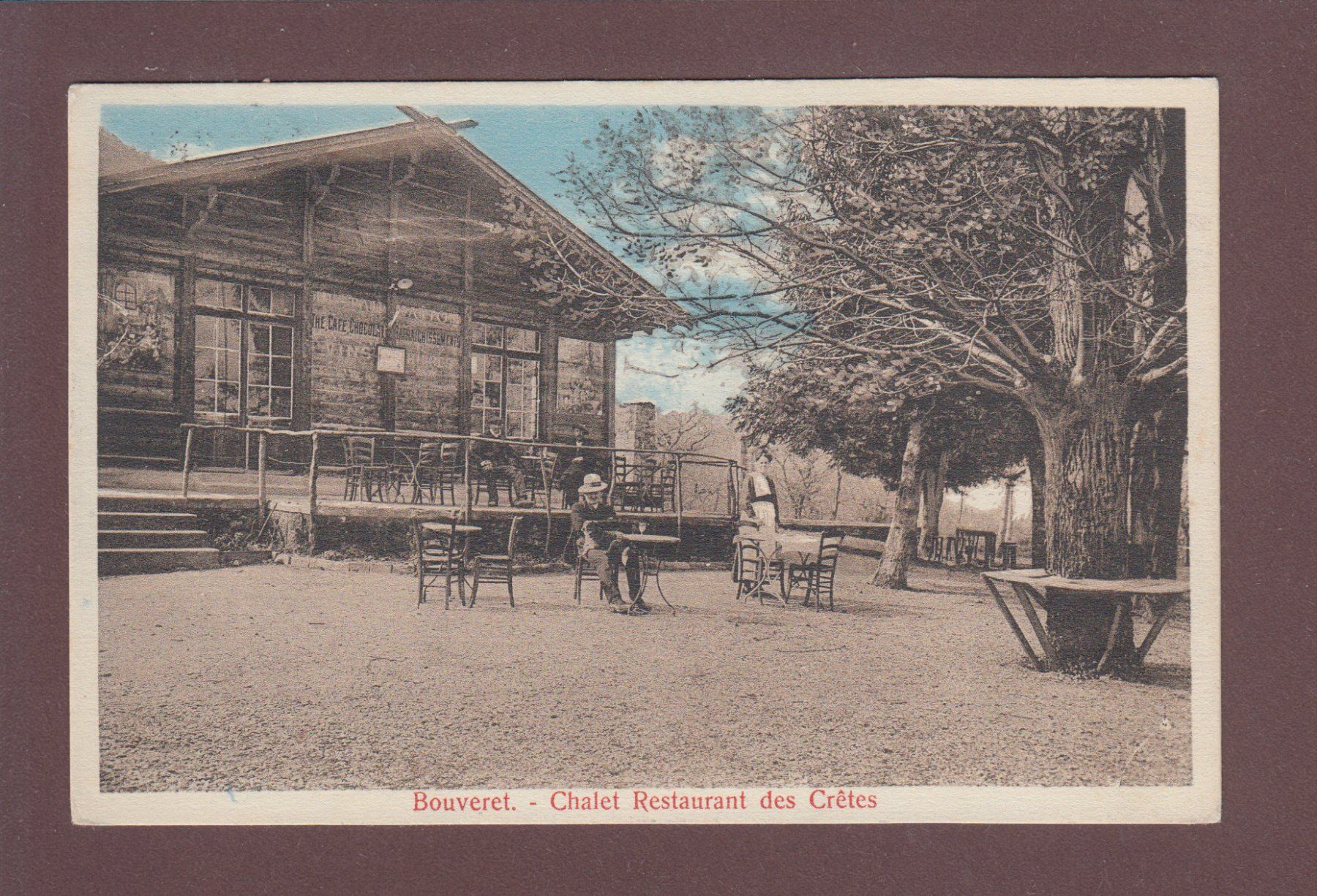 Cartoline postali: BOUVERET - Chalet des Crêtes - 1923 – Usato da Pully venduto da nicecards