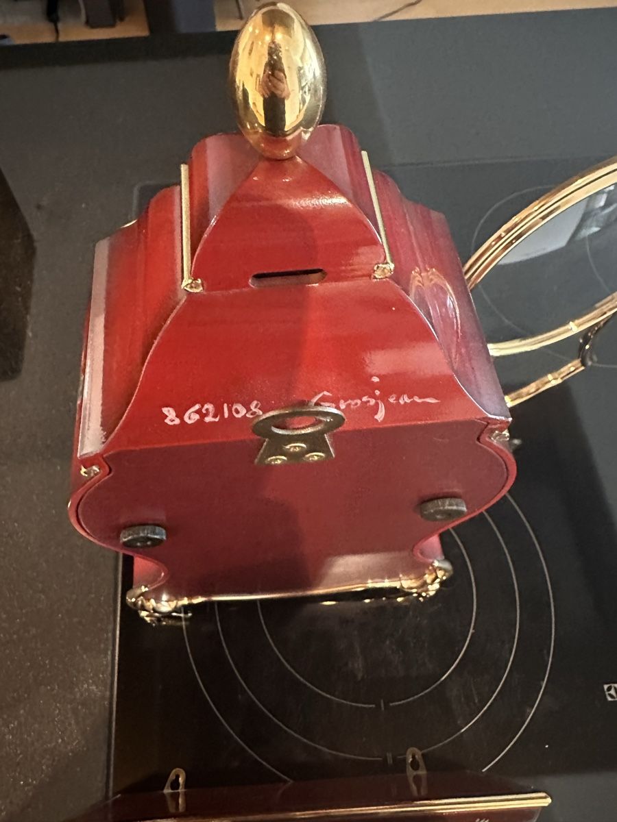 Orologi: Antike Pendule, handbemalt, Luxus Tischuhr Luzca – Usato da Lyss venduto da Swiss_1992 2