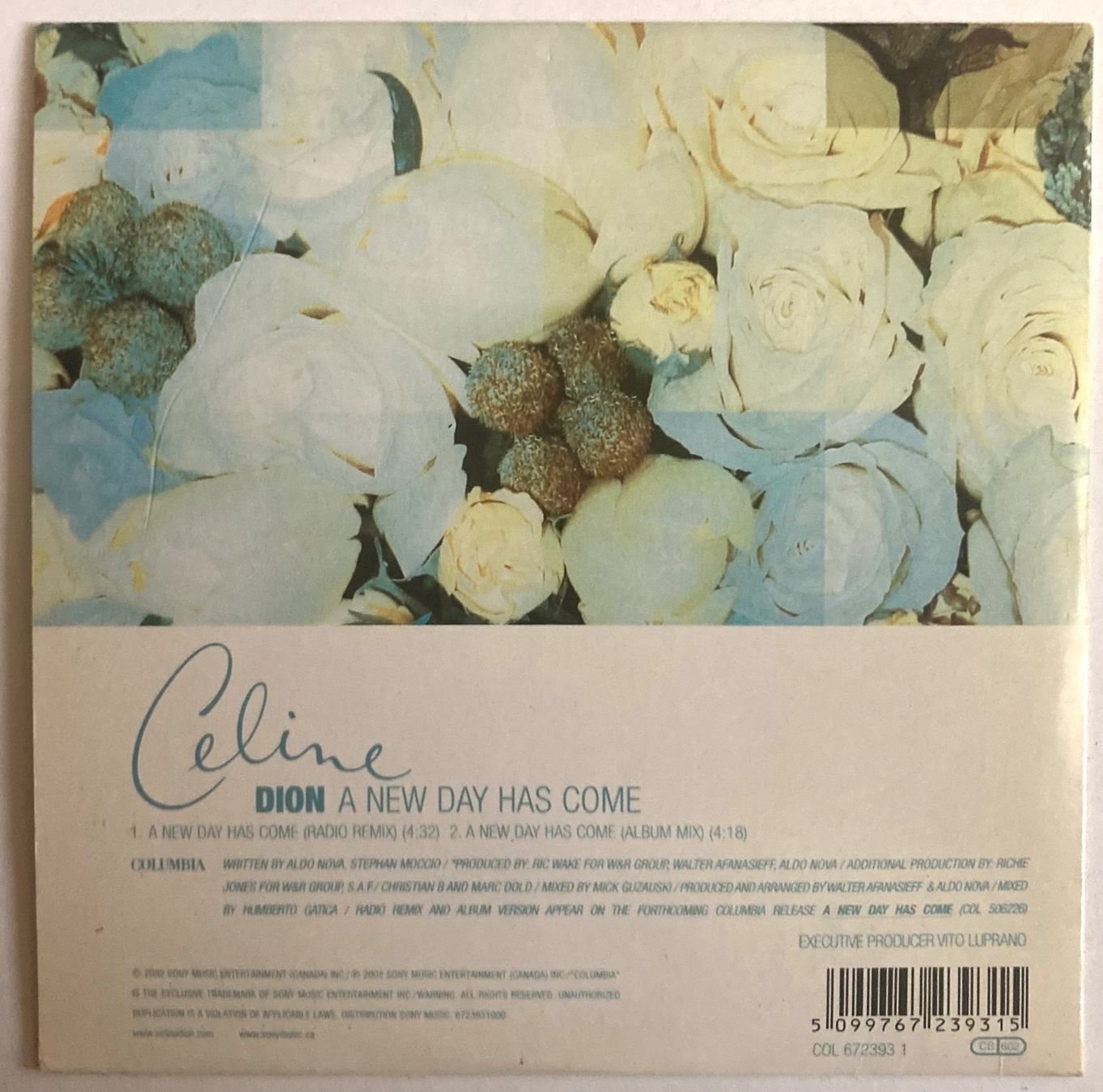 CD: CÉLINE DION - A NEW DAY' HAS COME – Usato da Poliez-Pittet venduto da Newtown-Records 1